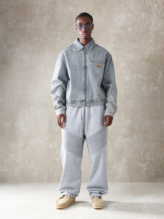 Jaqueta Harrington Denim