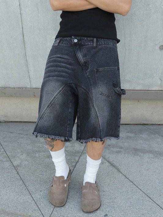 Shorts Denim Black Stusy