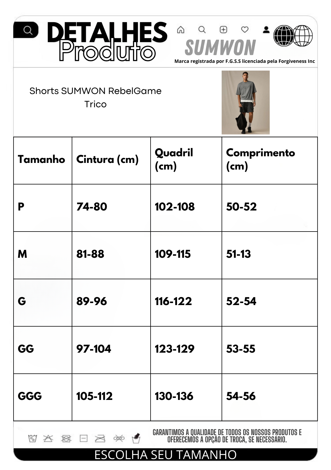 Shorts DROPSTRET RebelGame Trico