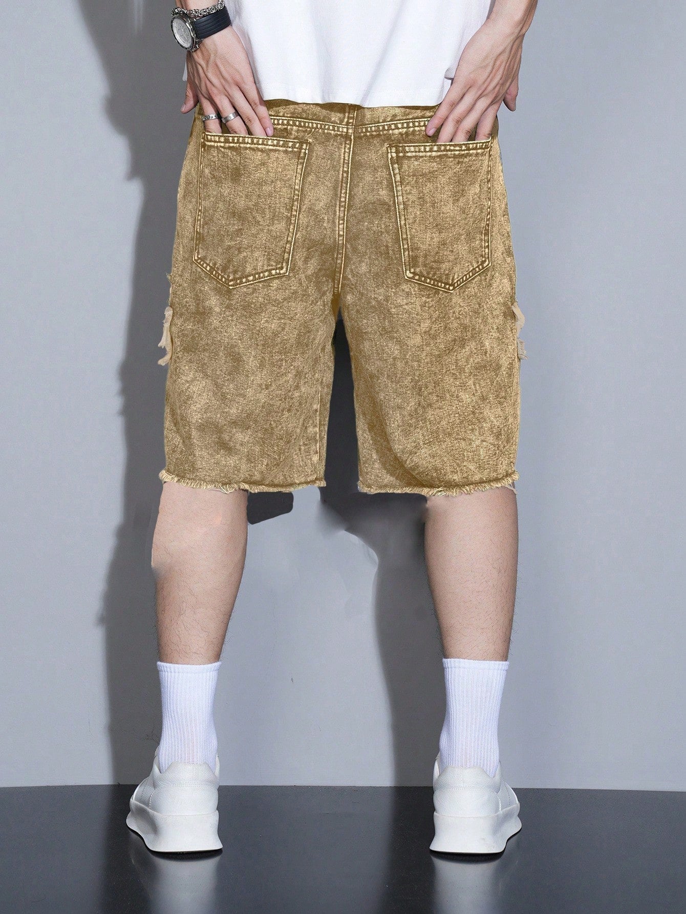 Shorts Denim Pentagonal