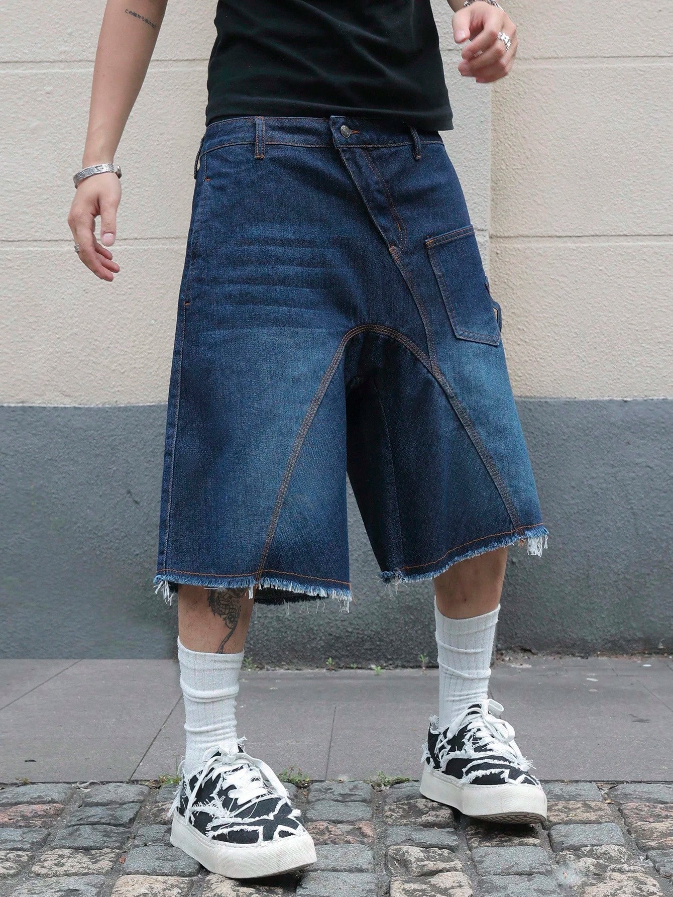 Shorts Denim Black Stusy