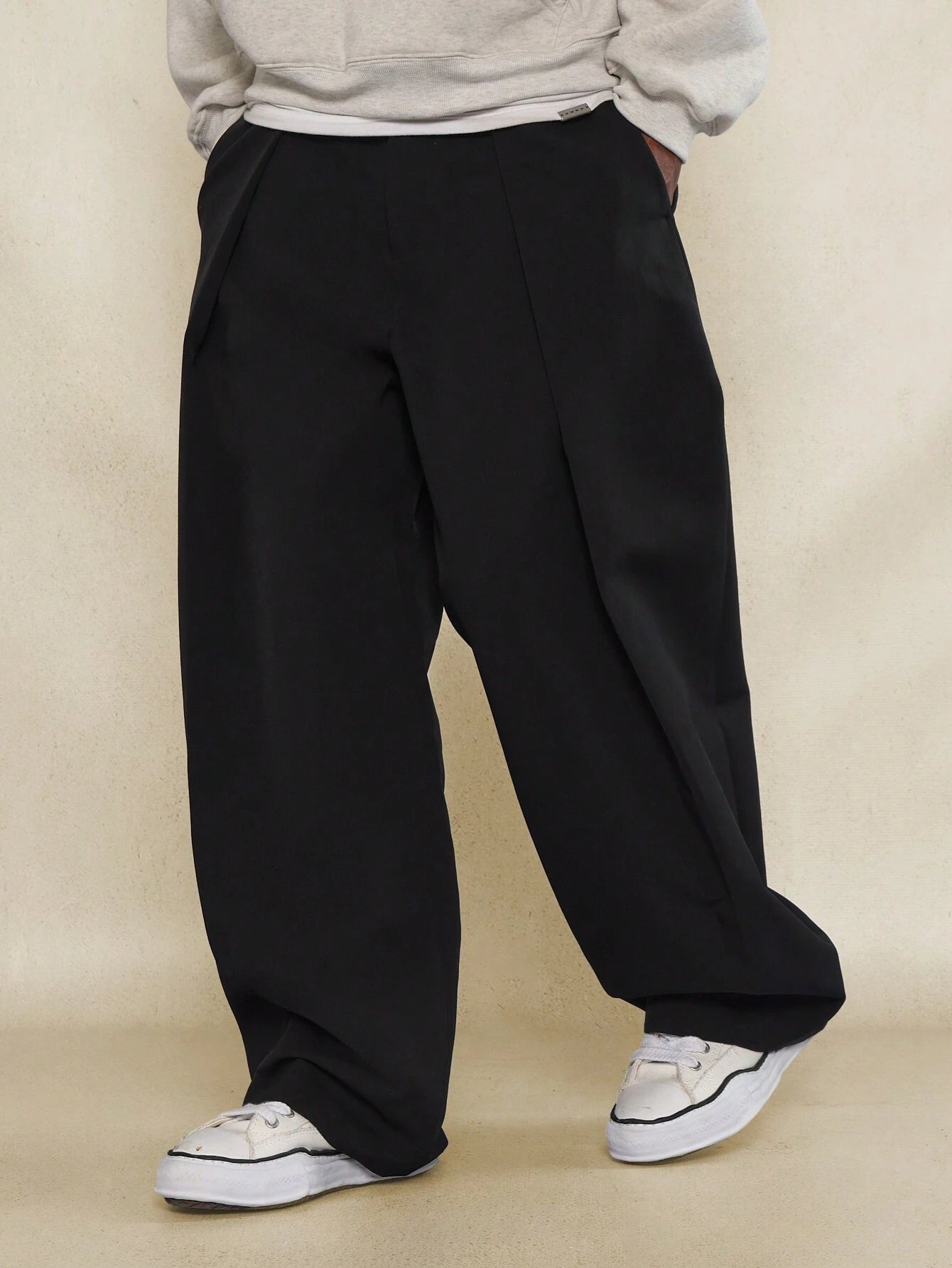 Calça  DROPSTREET Alfaiataria Plissada