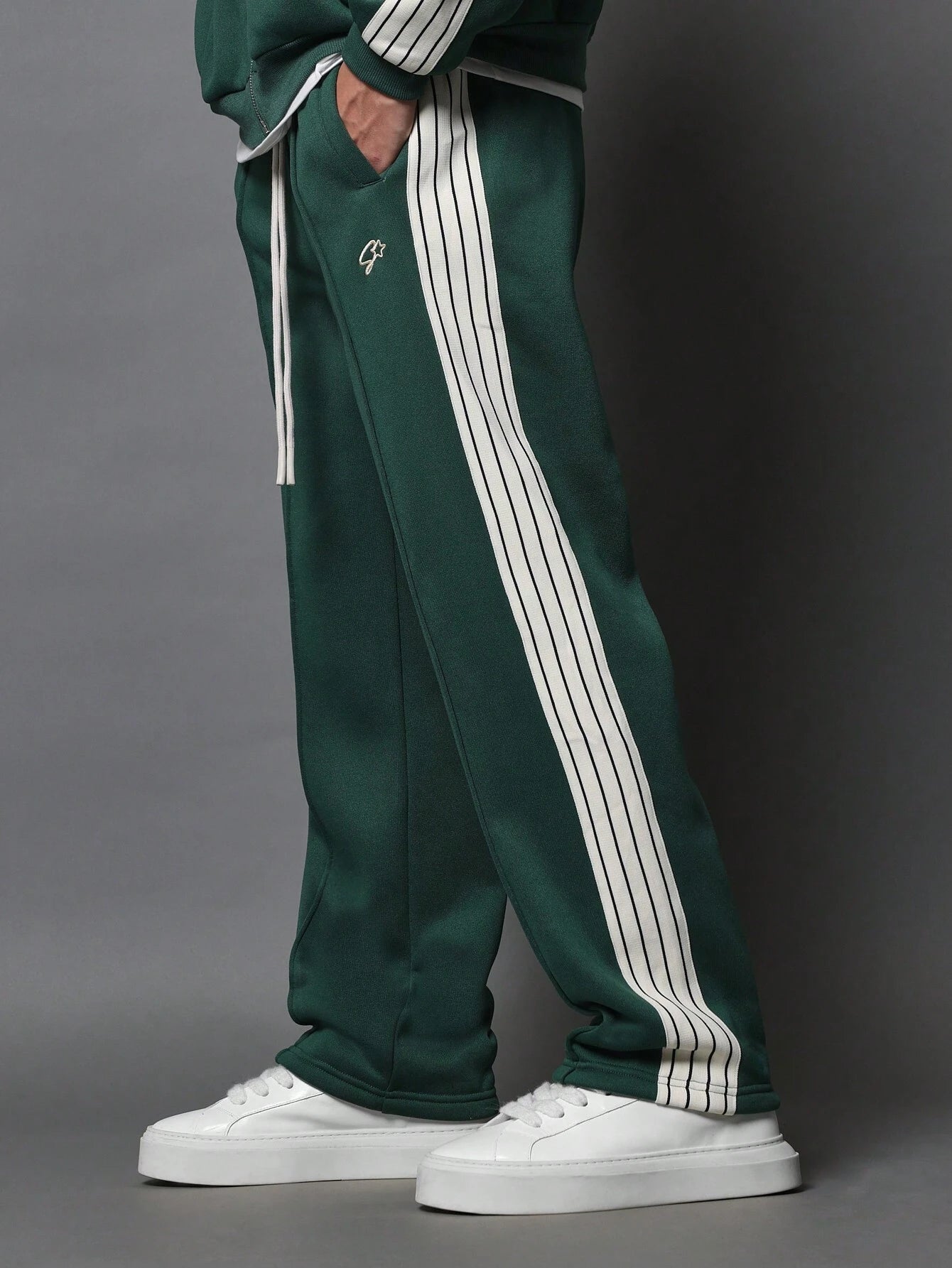 Conjunto DROPSTREET  Vintage Varsity Track Co-Ord