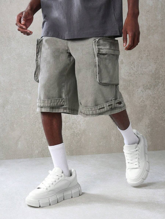 Shorts Cargo Premium Cinza