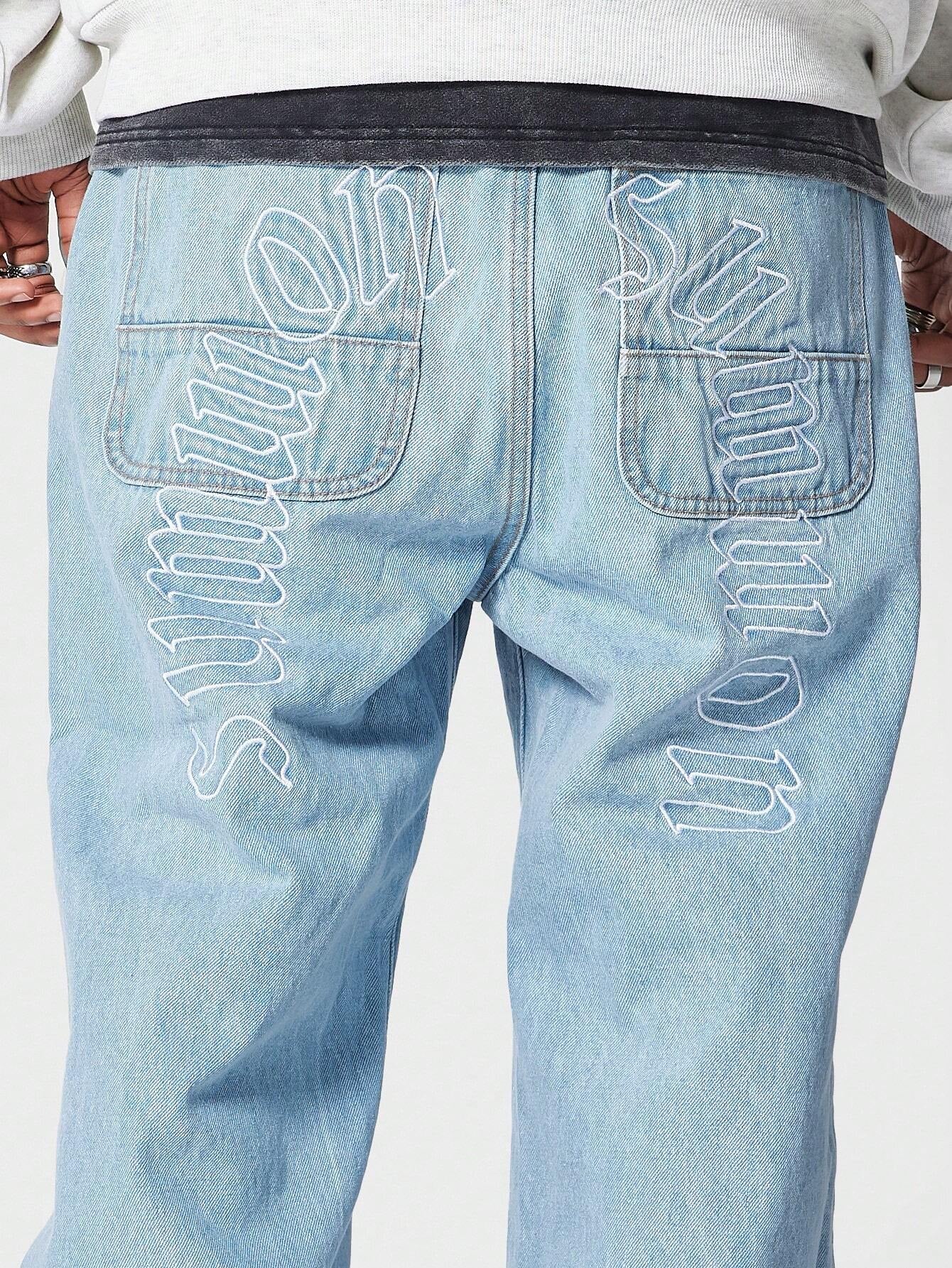 Calça  DROPSTREET Bordado 90s