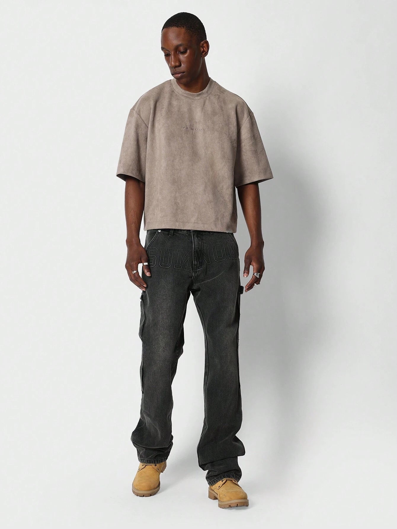 Camiseta  DROPSTREET  em Camurça Bordado 9