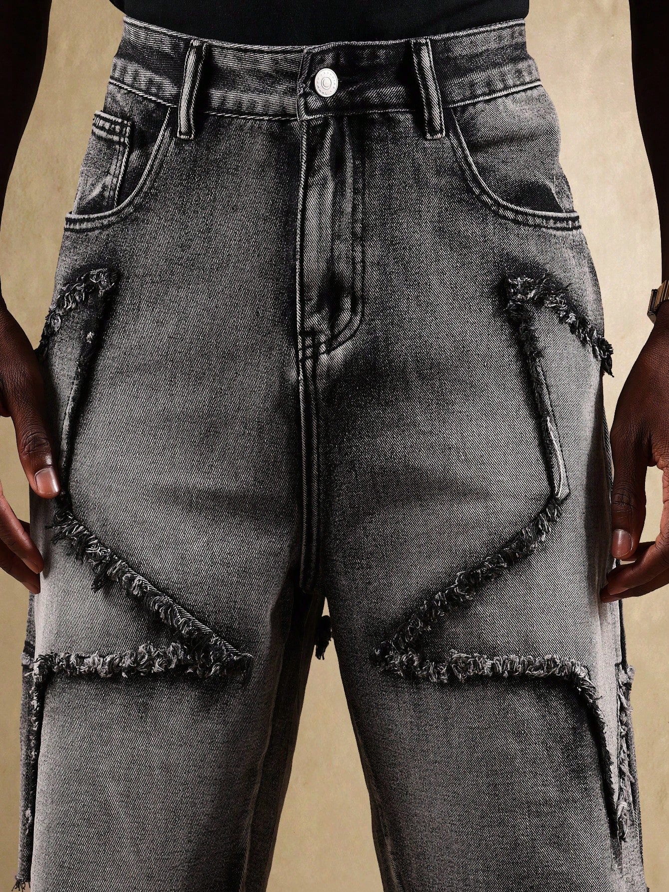 Shorts Cargo Denim Desgastados Star