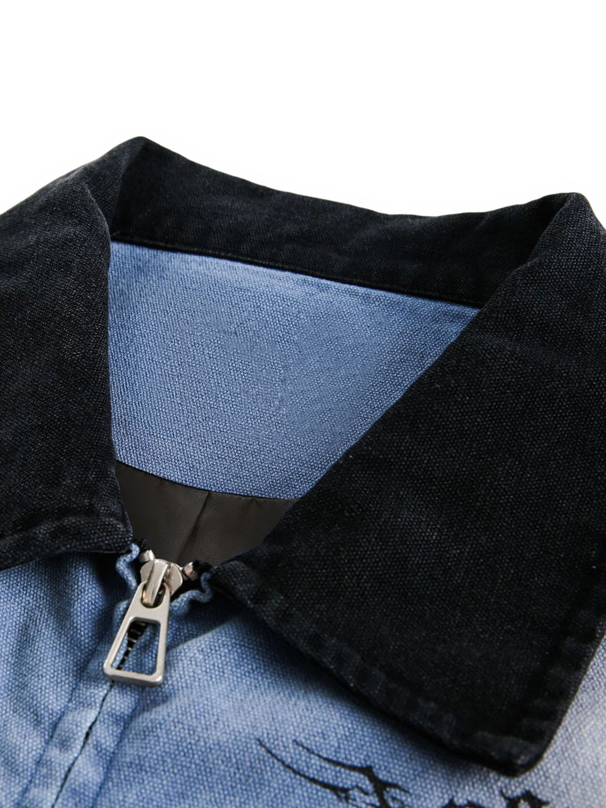 Jaqueta Ripped Graffiti Washed