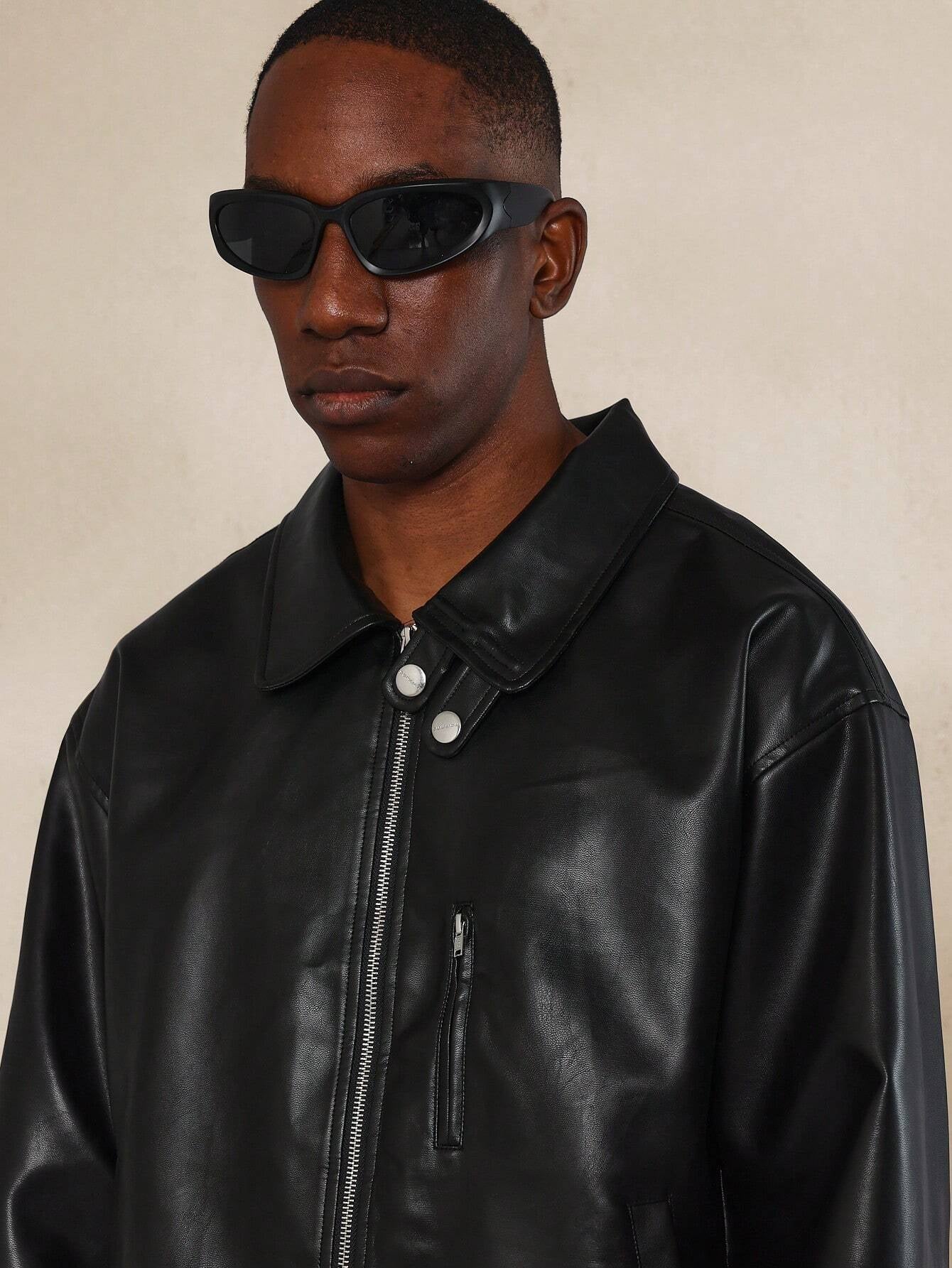 Jaqueta Motor em Couro Sintético