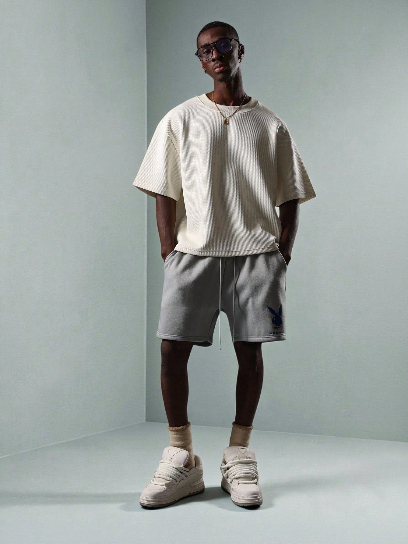 Shorts PLAYBOY X DROPSTRET Fit Clean