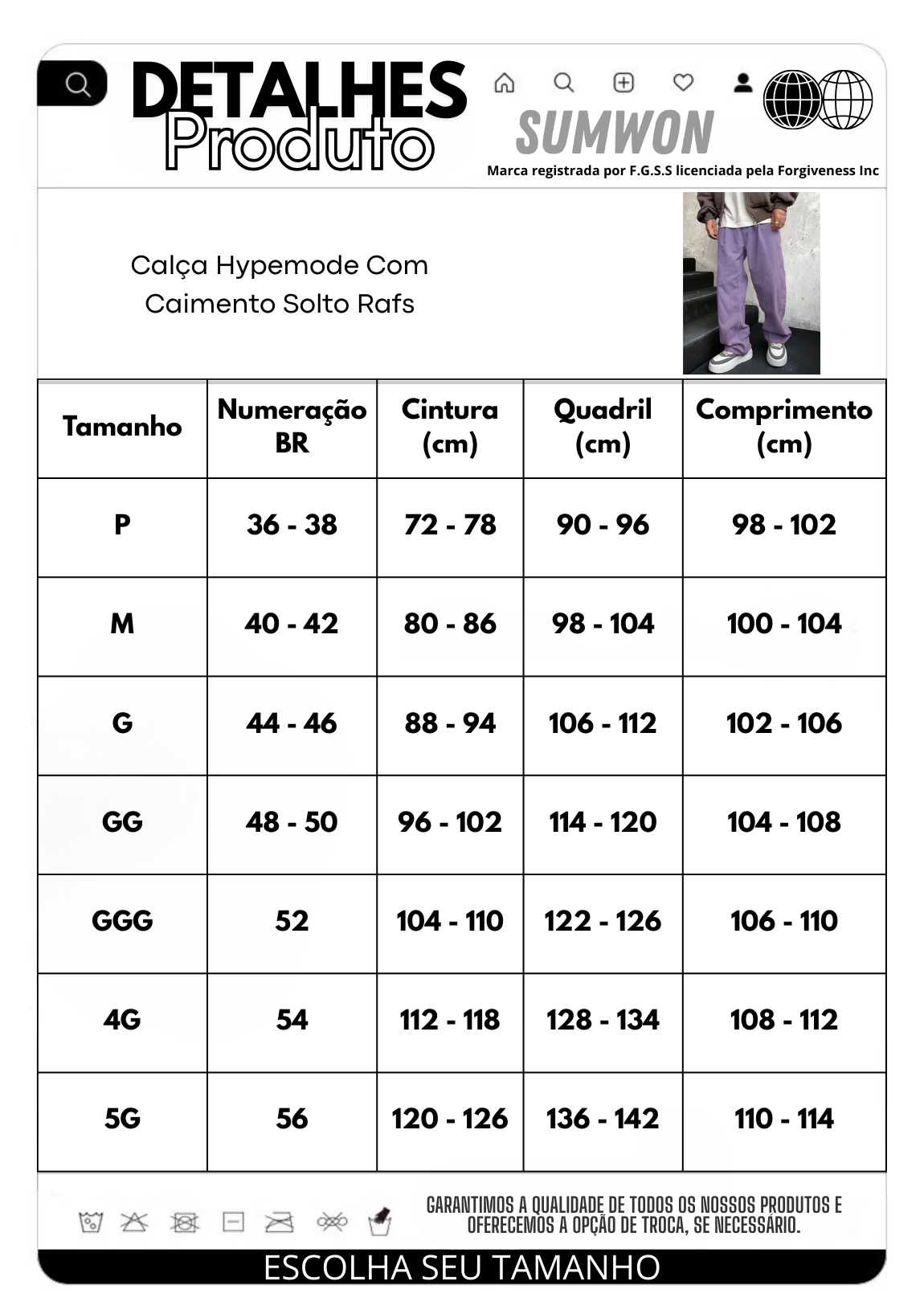 Calça Hypemode Com Caimento Solto Rafs