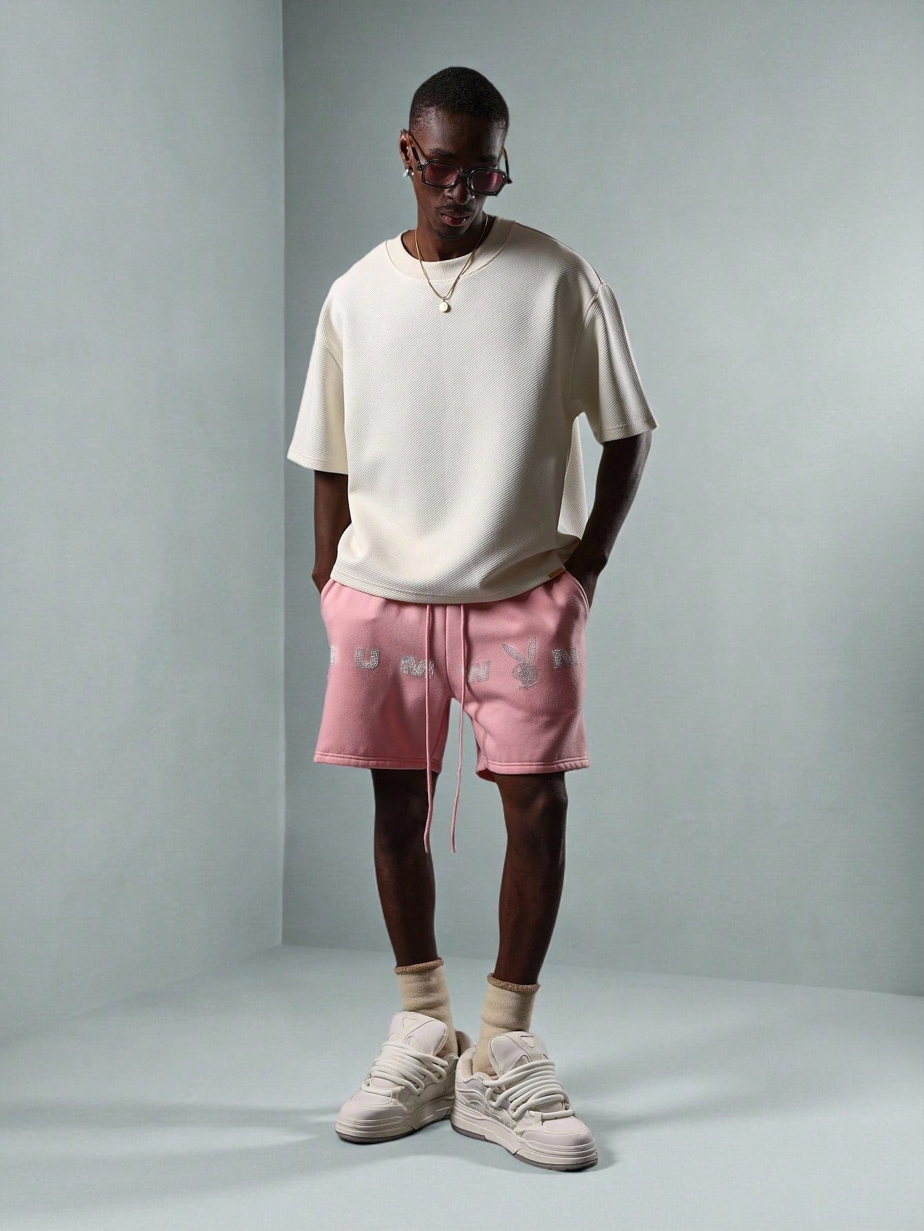 Shorts PLAYBOY X DROPSTRET Fleece