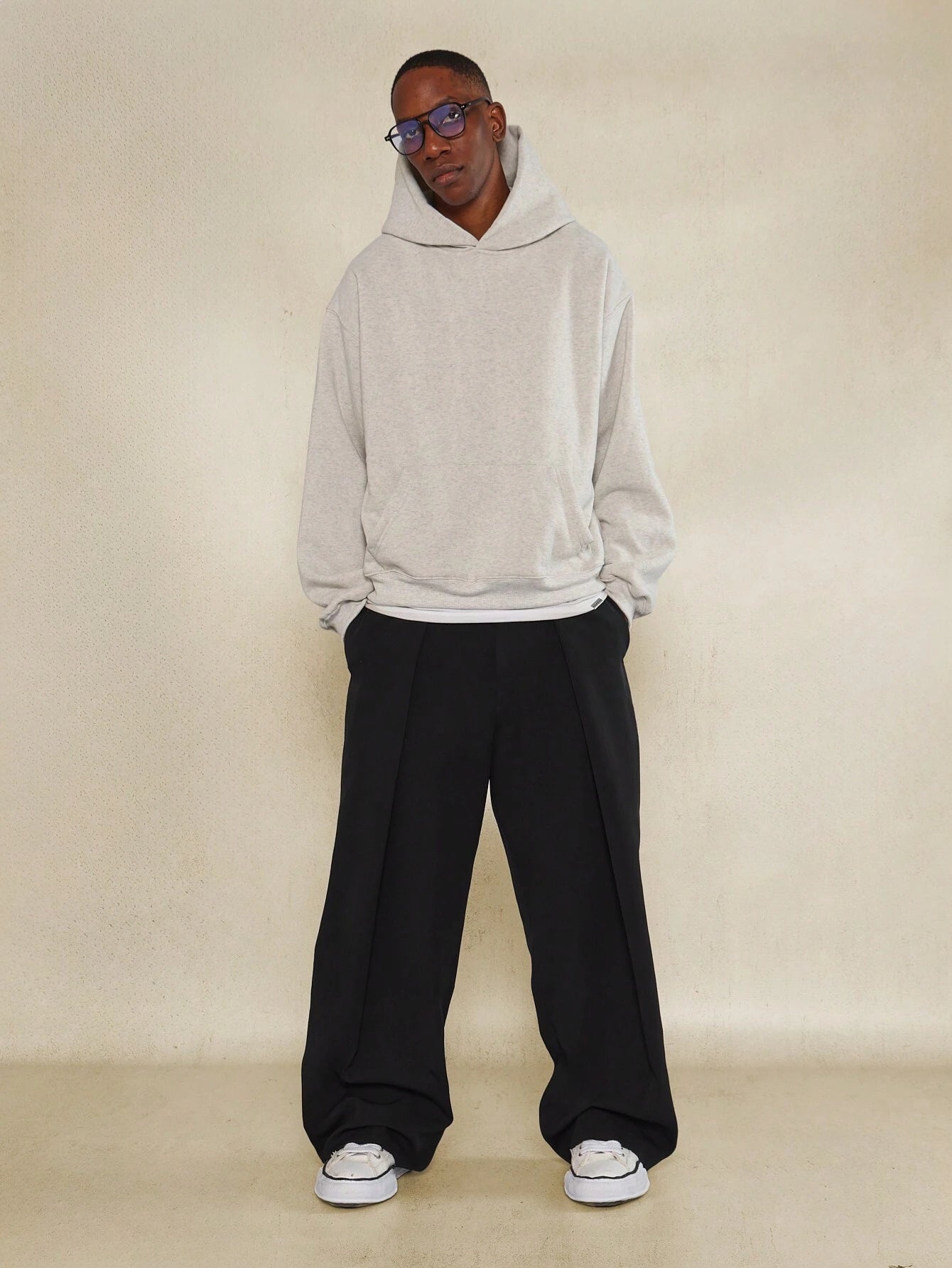 Calça  DROPSTREET Alfaiataria Plissada