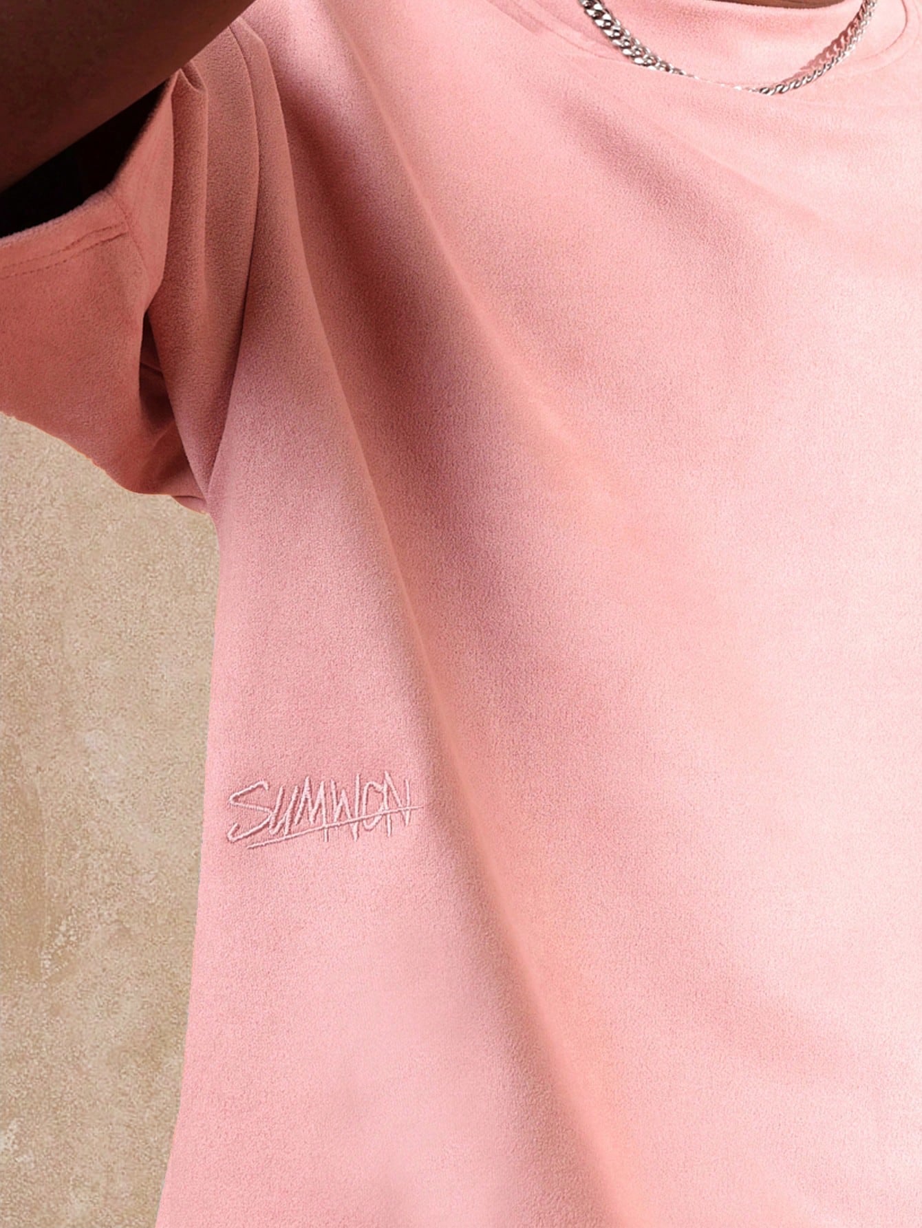 Camiseta  DROPSTREET Boxy Oversized Veludo