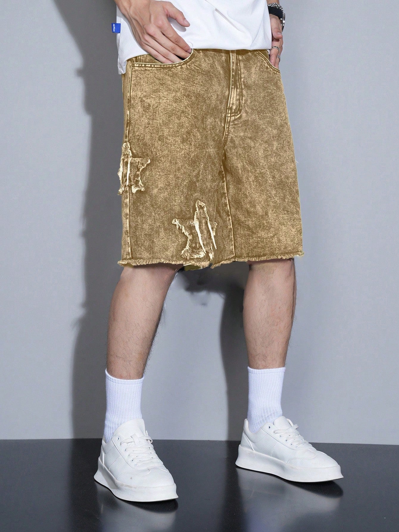 Shorts Denim Pentagonal