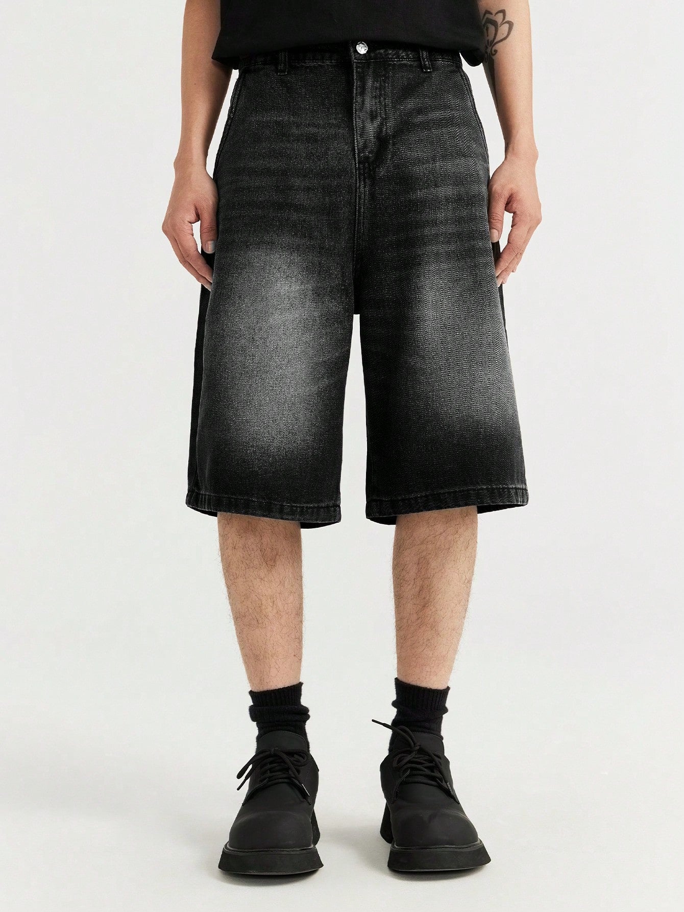 Shorts Denim Lavada Diagonal