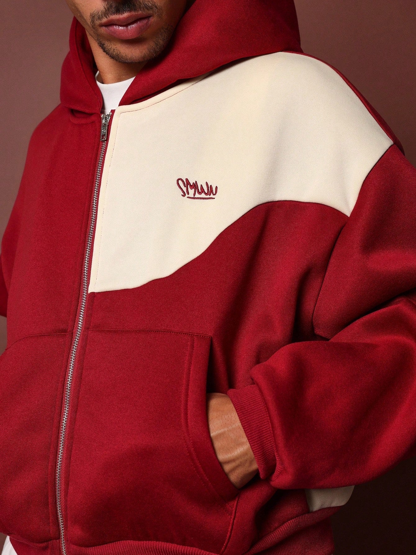 Conjunto DROPSTREET Track Red Bordado