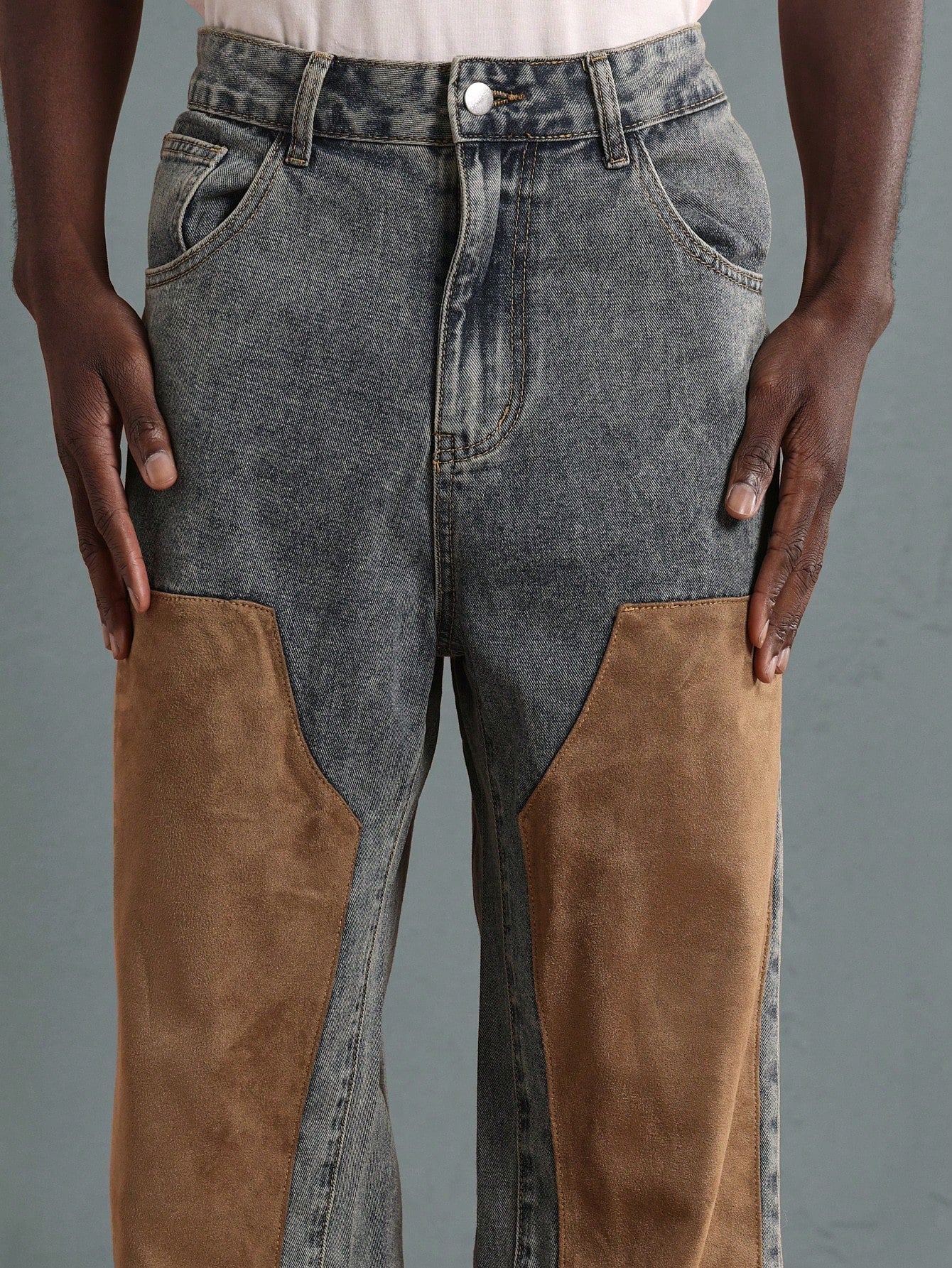 Calça Carpenter Block SUMWON™ | Camurça Contrast