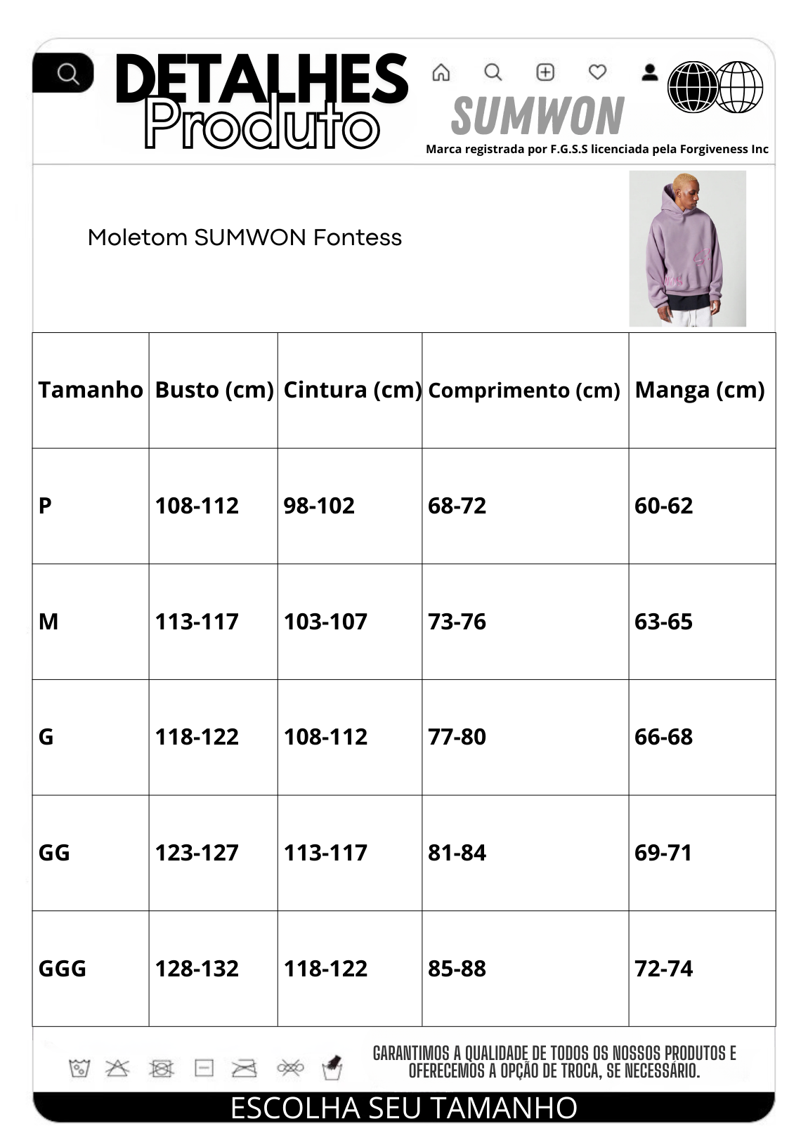 Moletom SMWN Fontess