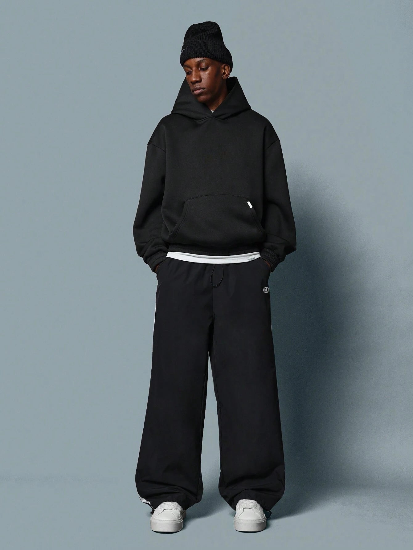 Calça  DROPSTREET Solta de Nylon Paraquedas Proxt