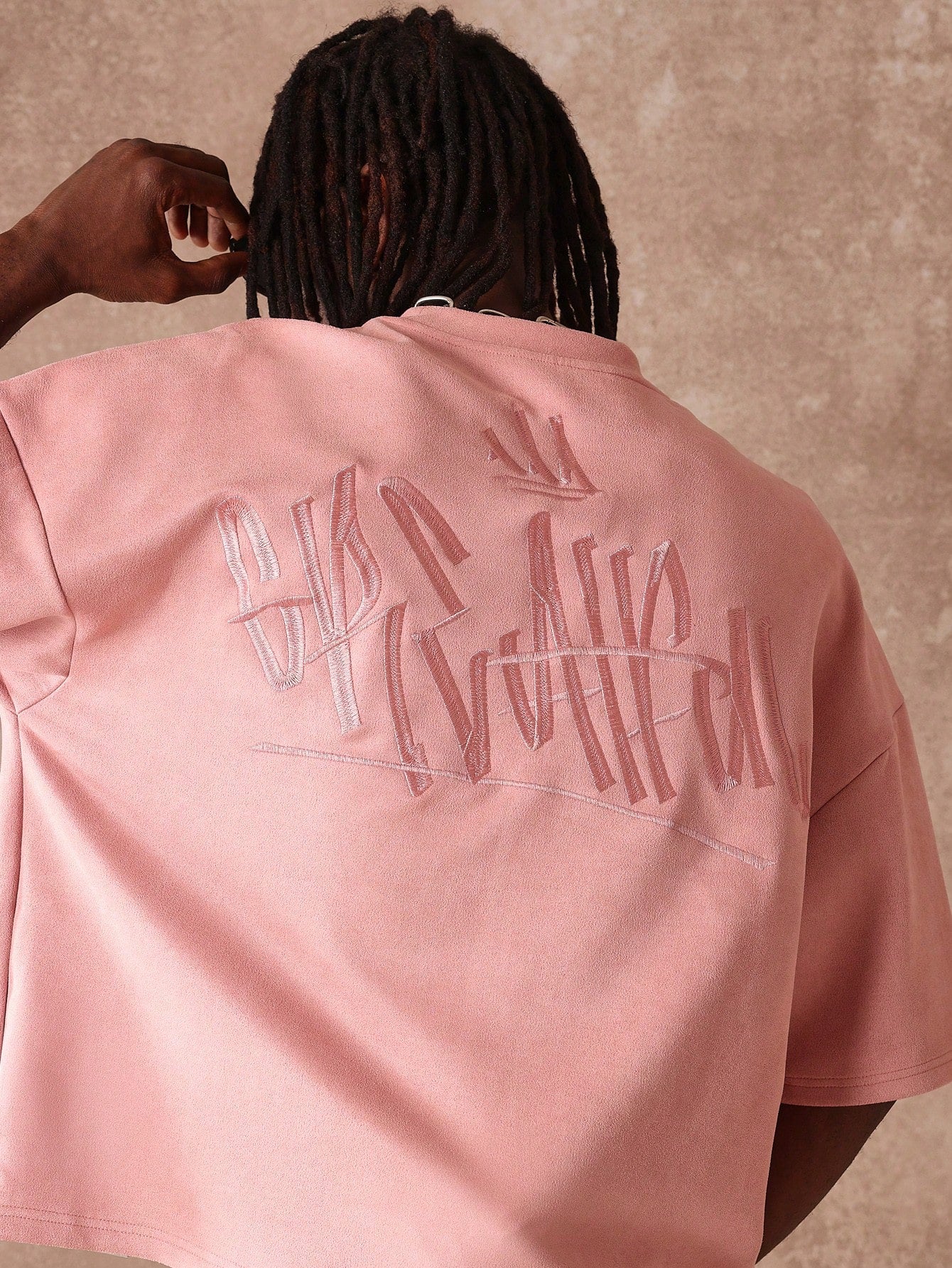 Camiseta  DROPSTREET Boxy Oversized Veludo