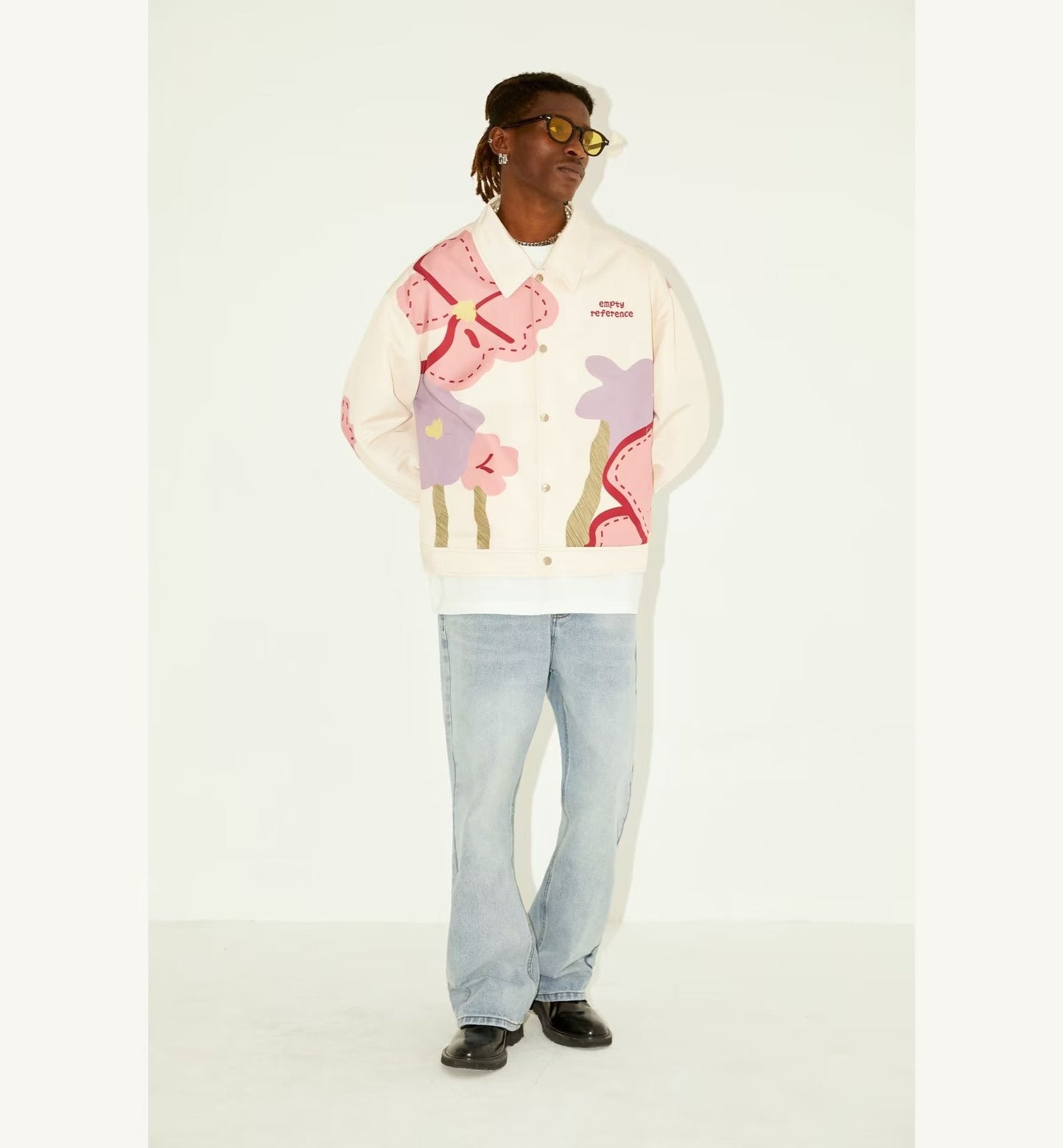 Jaqueta Loose Floral's