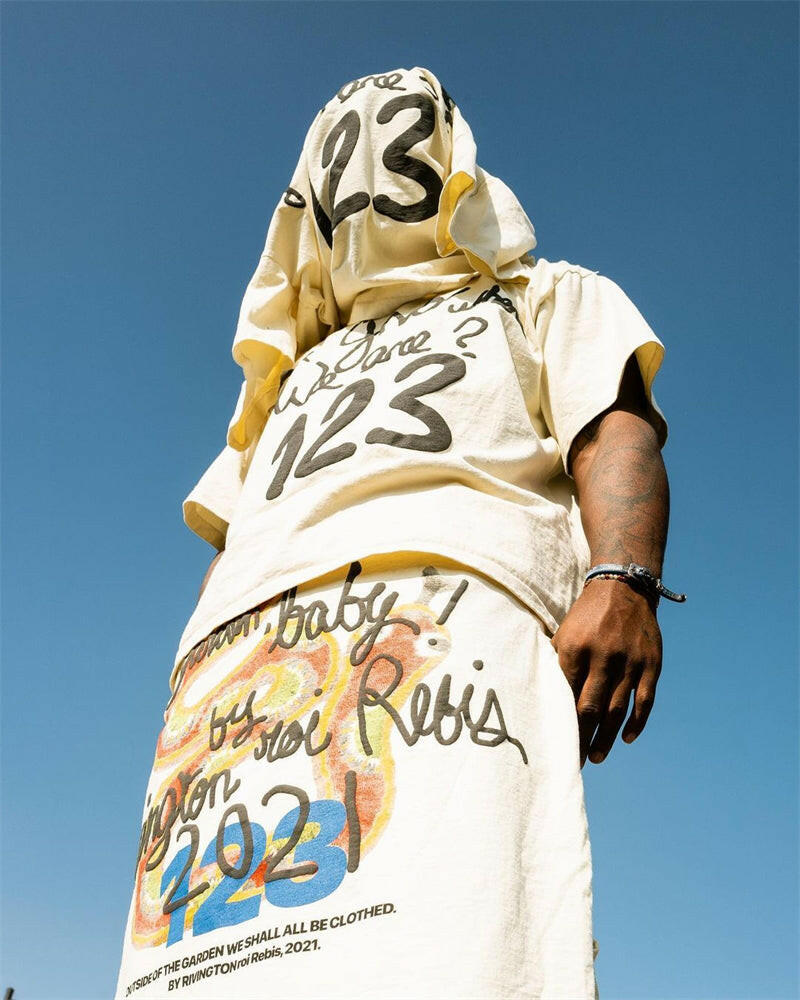 Camiseta Oversized 123 Rainbow Retro