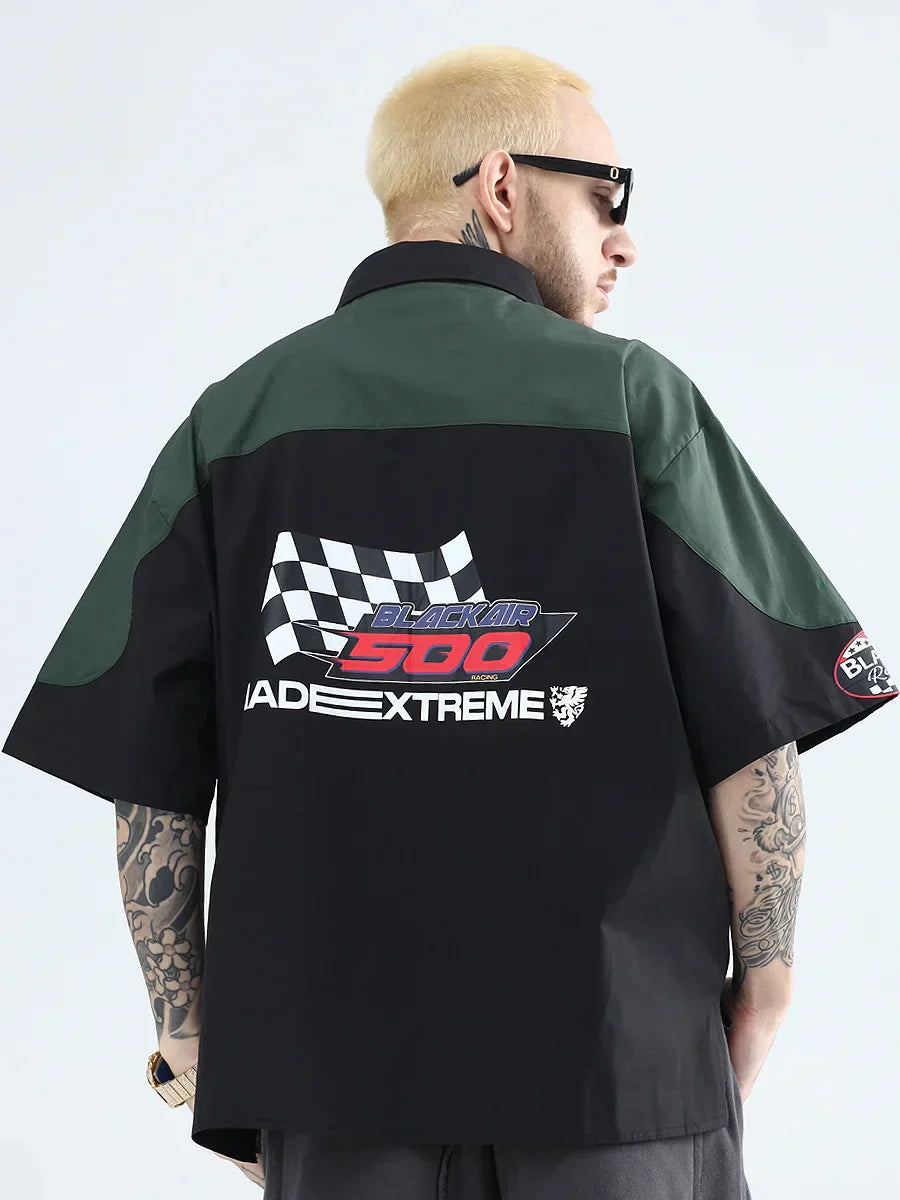 Camiseta de Botão Retro MadeeXtreme