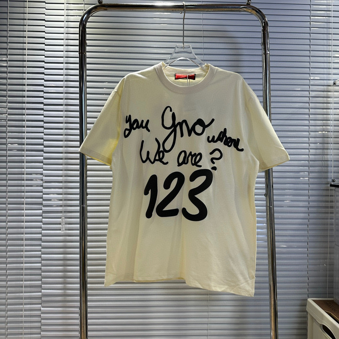 Camiseta Oversized 123 Rainbow Retro