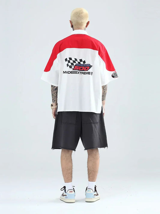 Camiseta de Botão Retro MadeeXtreme