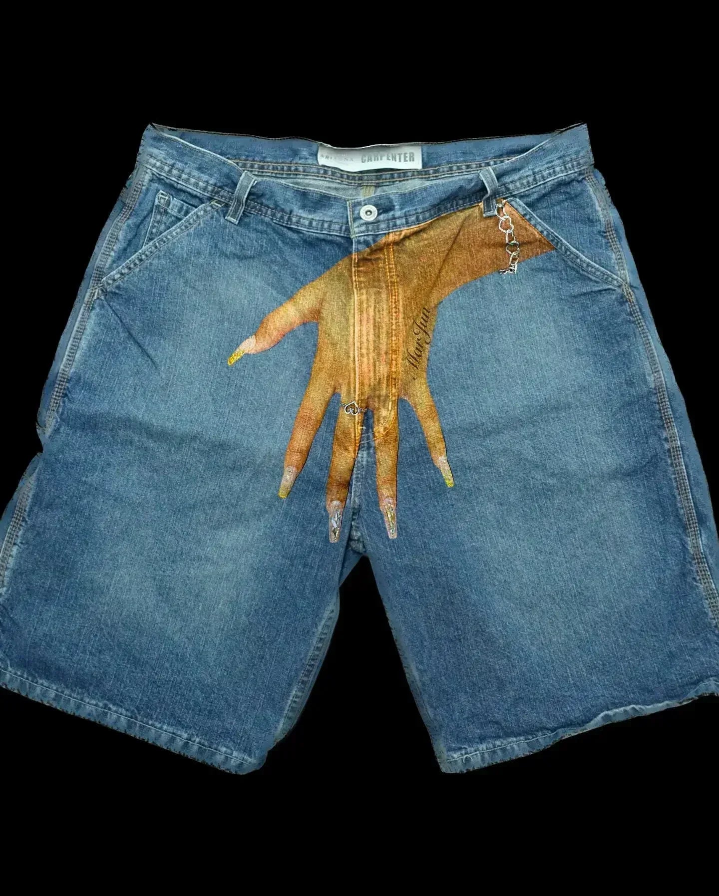 Shorts Jeans Vintage Blue Baggy