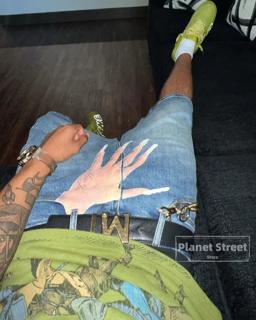 Shorts Jeans Vintage Blue Baggy