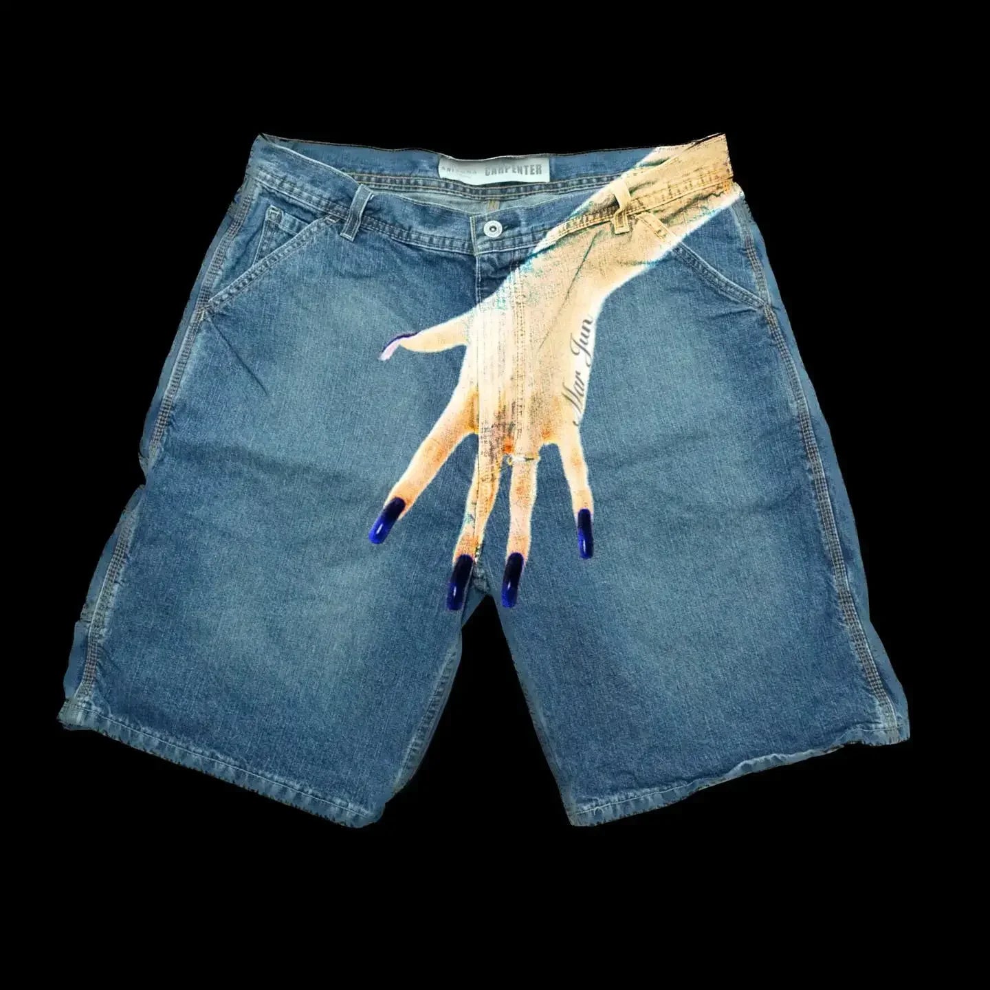 Shorts Jeans Vintage Blue Baggy