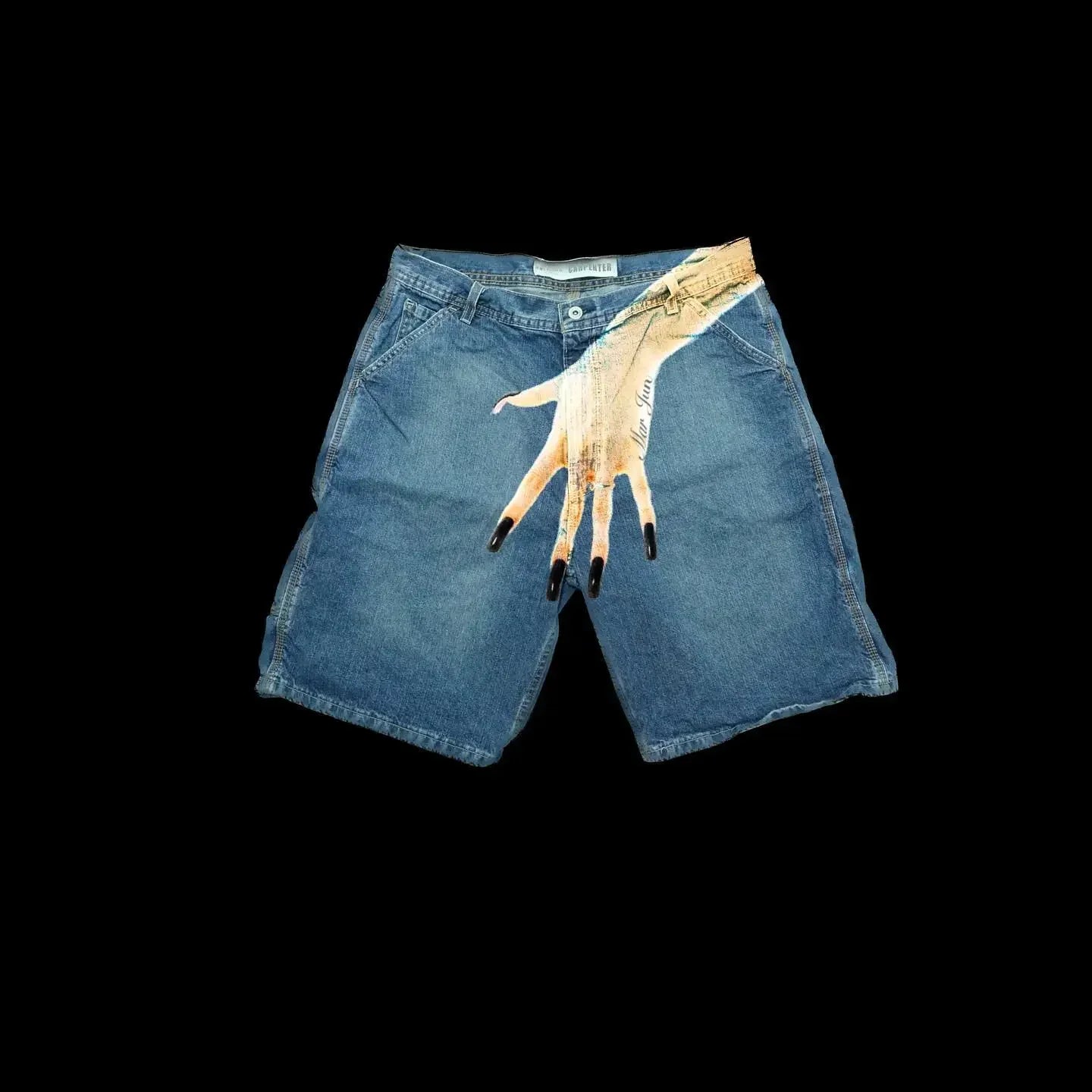 Shorts Jeans Vintage Blue Baggy