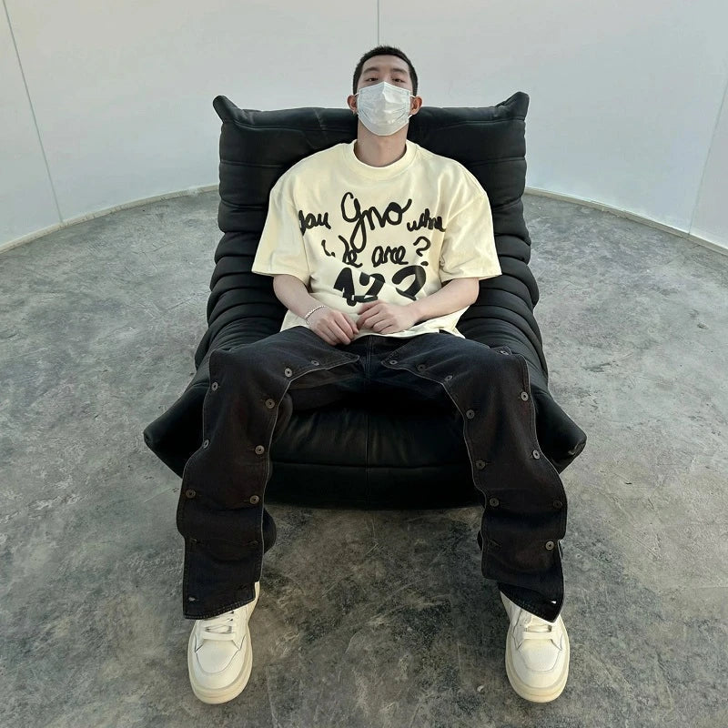 Camiseta Oversized 123 Rainbow Retro