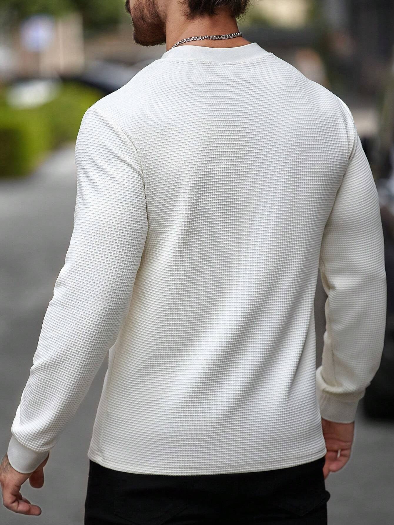 Camiseta CasualCool Luxury Masculina de Manga Longa