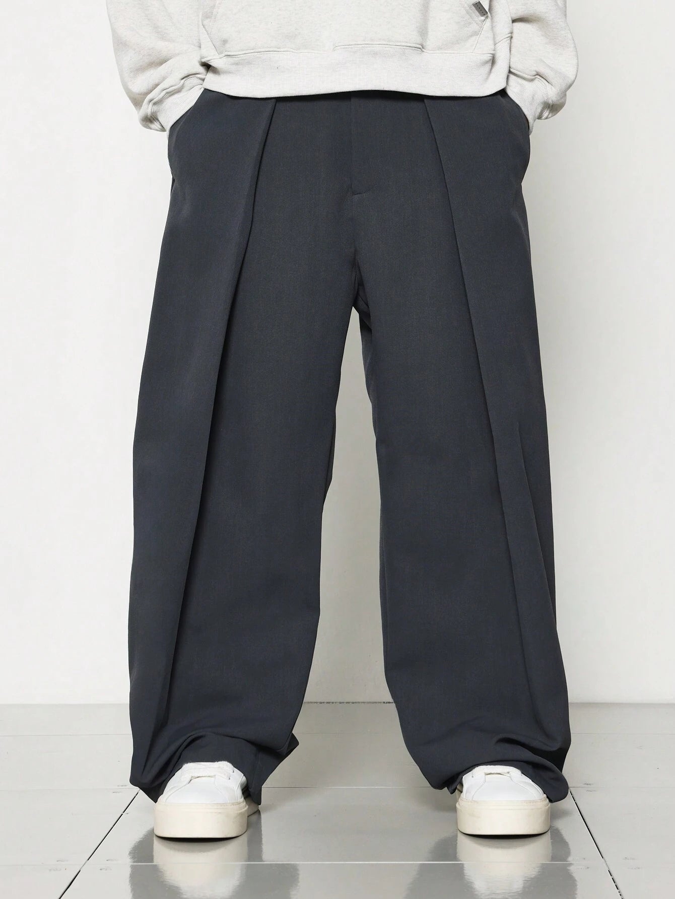 Calça  DROPSTREET Alfaiataria Plissada