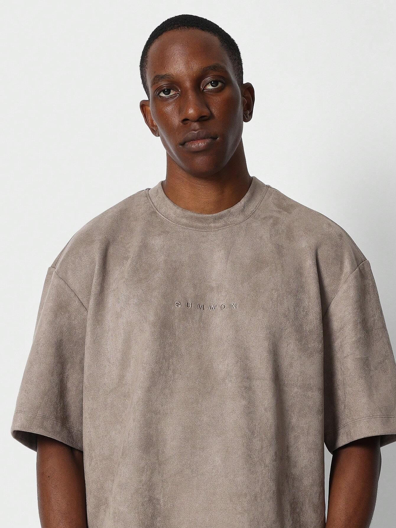 Camiseta  DROPSTREET  em Camurça Bordado 9