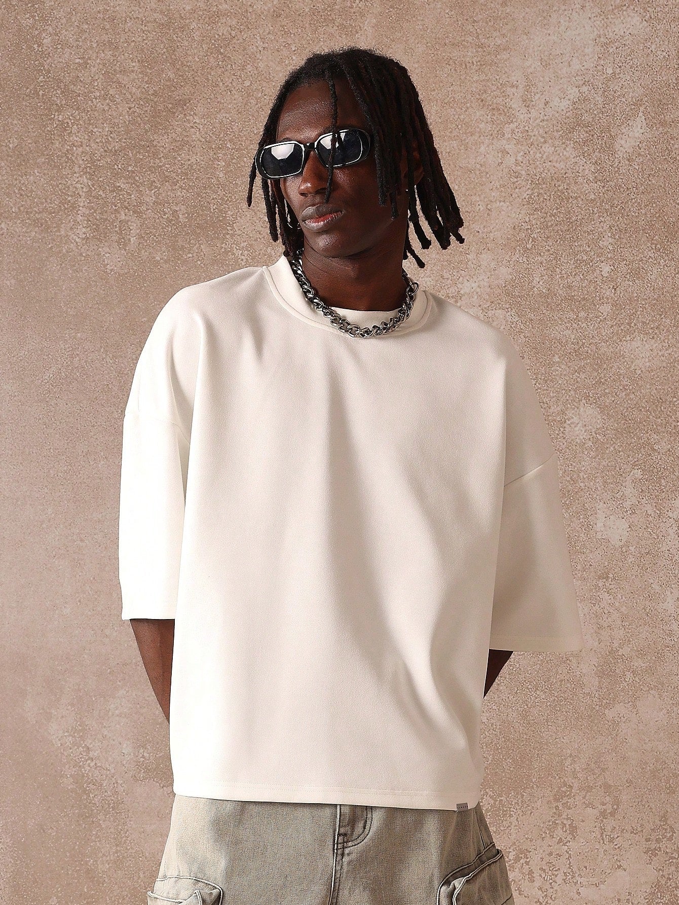 Camiseta Boxy Oversized Veludo