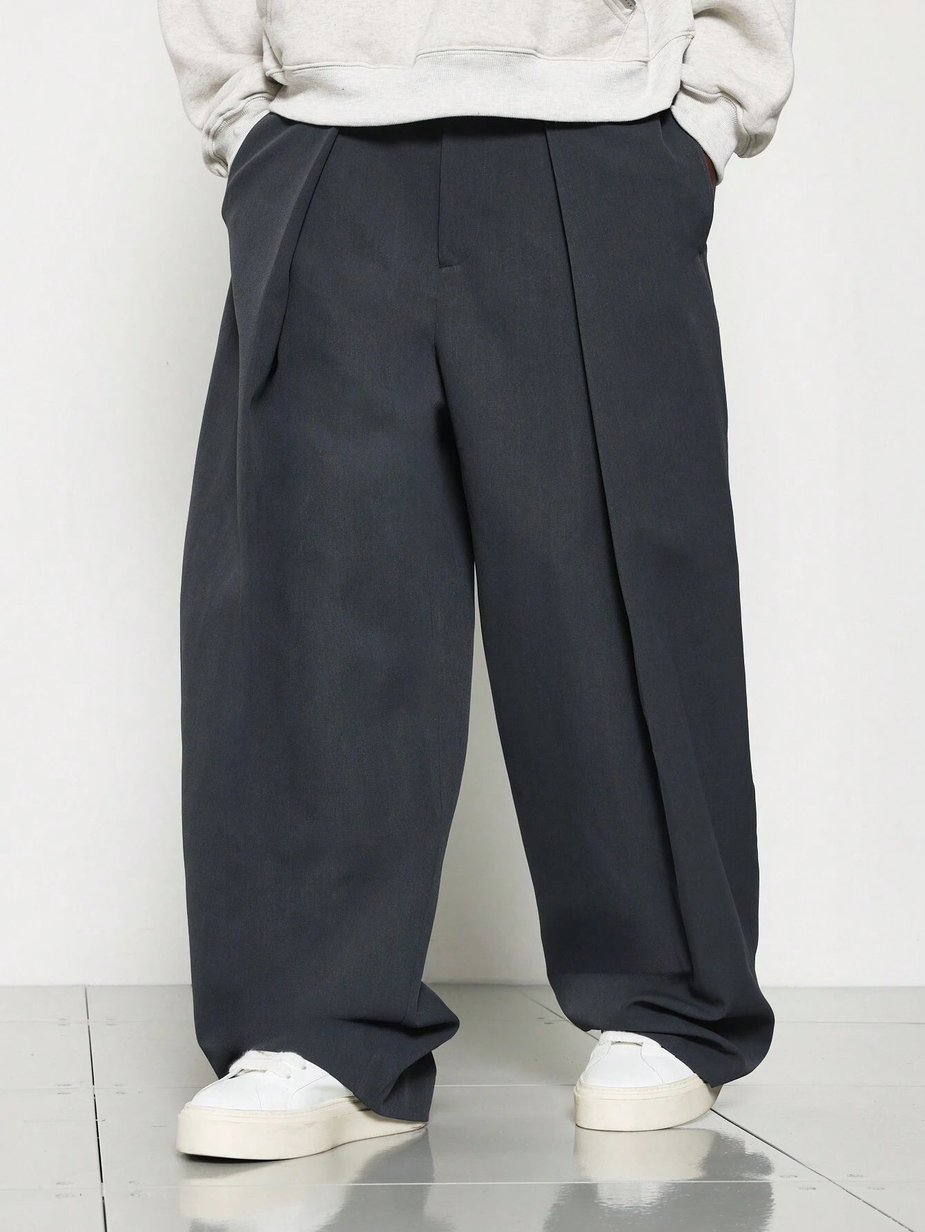 Calça  DROPSTREET Alfaiataria Plissada