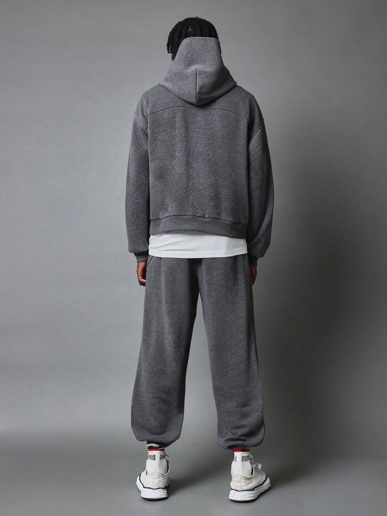 Conjunto DROPSTREET Oversized Zíper Parcial Jogger