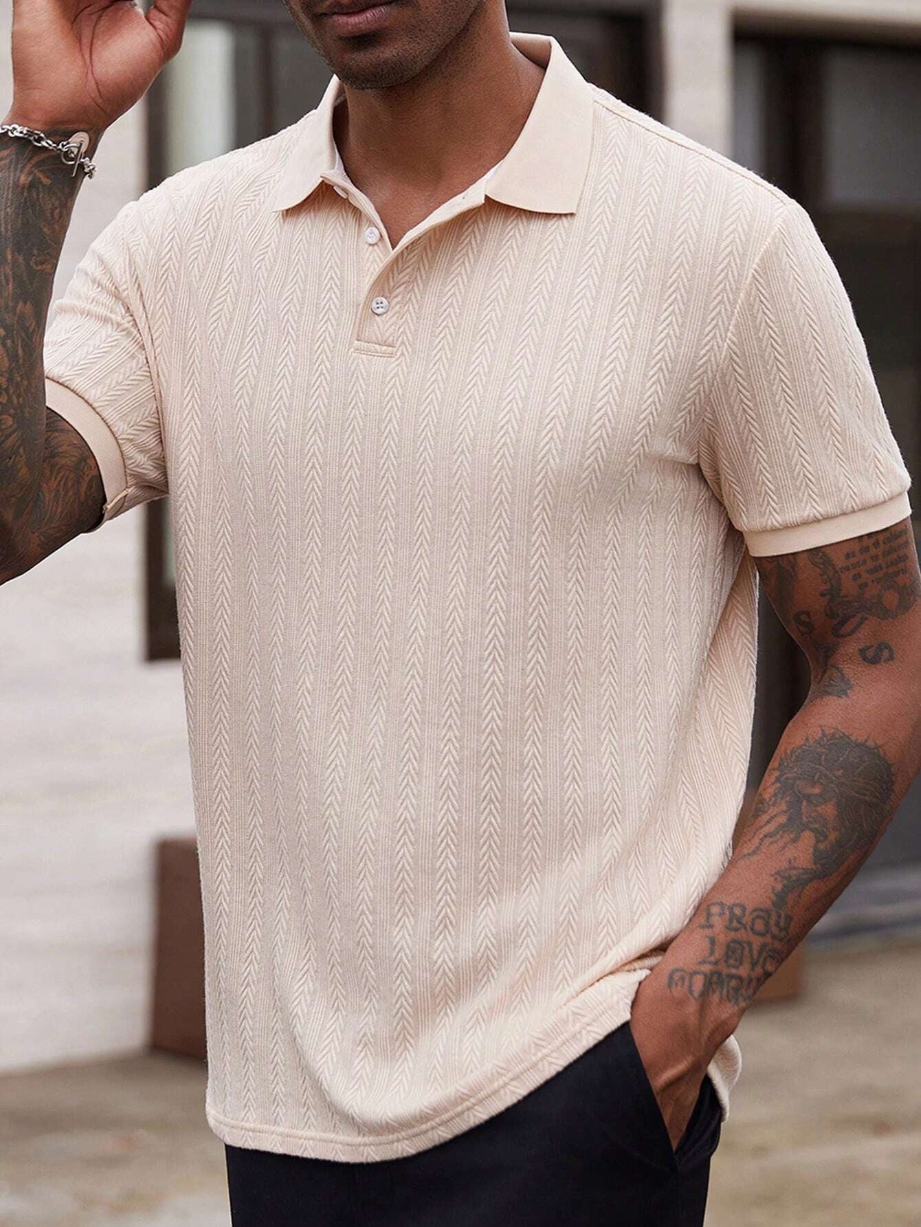 Camisa CasualCool polo casual de manga curta Social