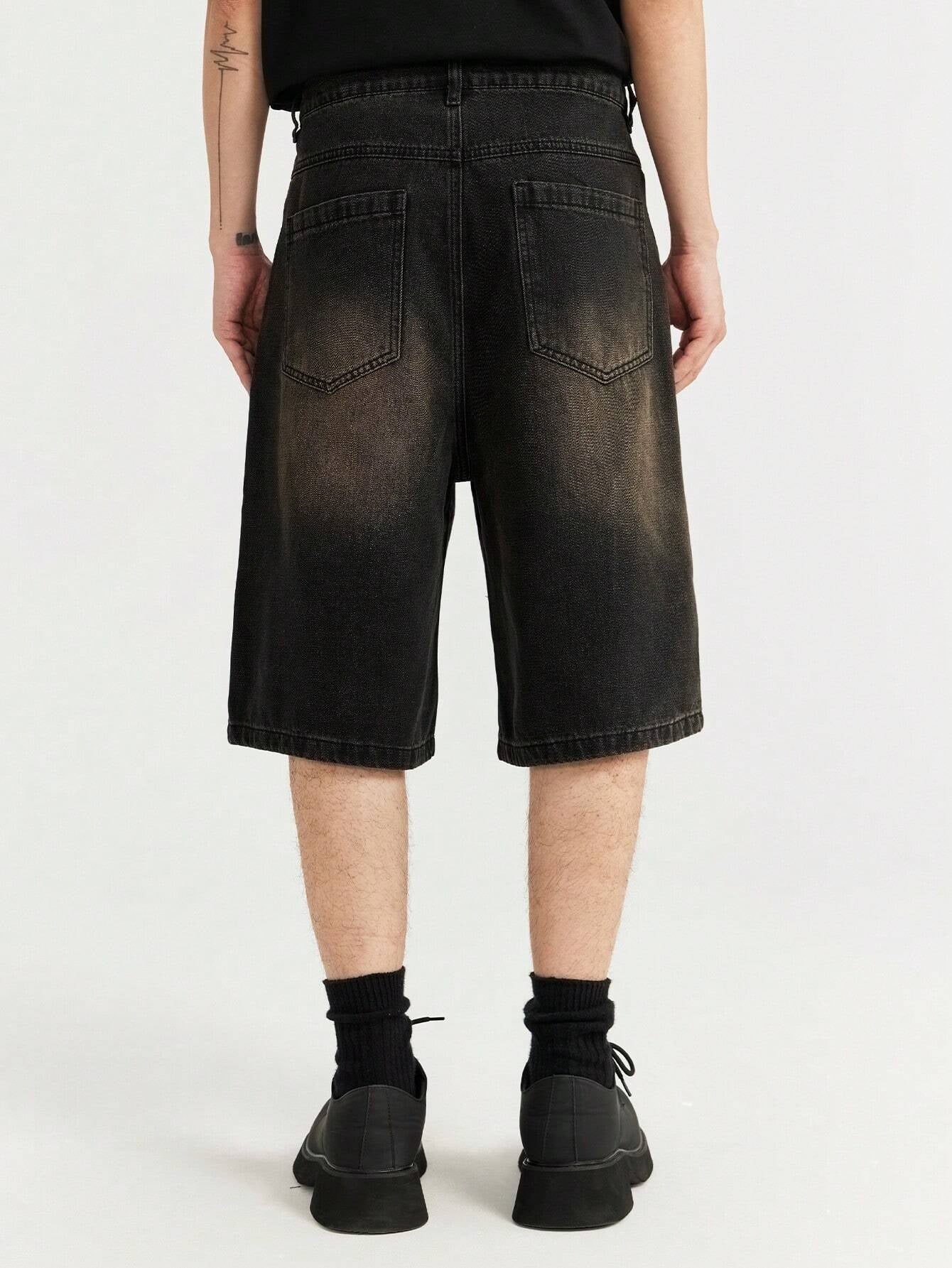 Shorts Denim Lavada Diagonal