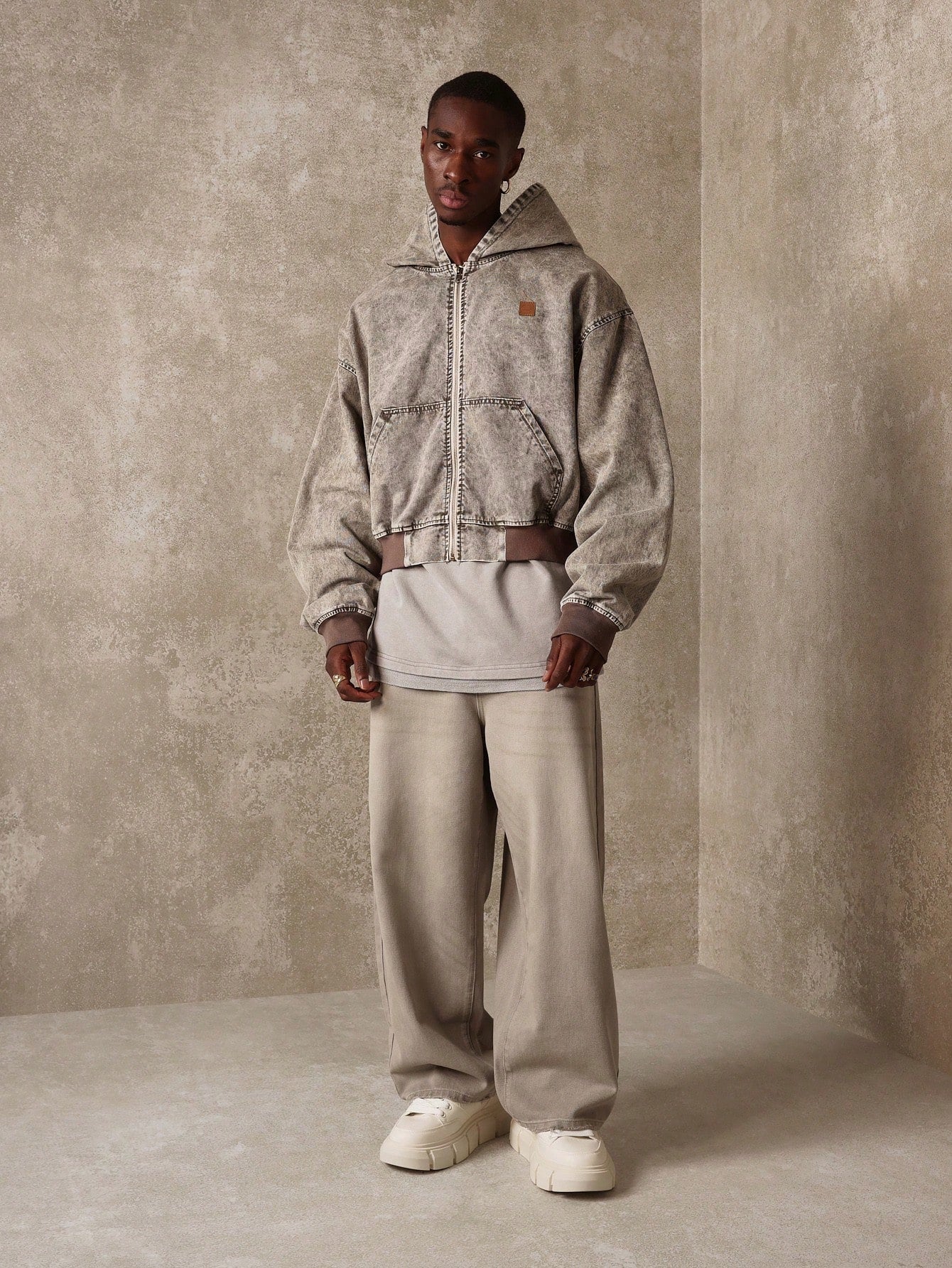 Moletom SMWN Bomber Crop Fit