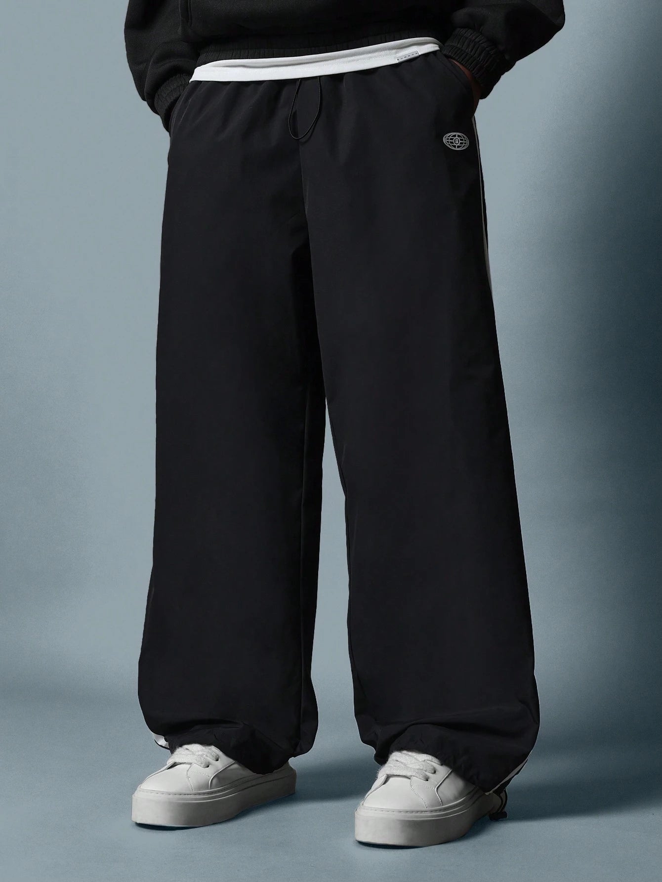 Calça  DROPSTREET Solta de Nylon Paraquedas Proxt