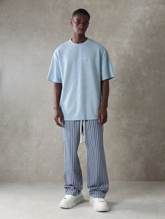 Camiseta  DROPSTREET Veludo com Textura de Ajuste