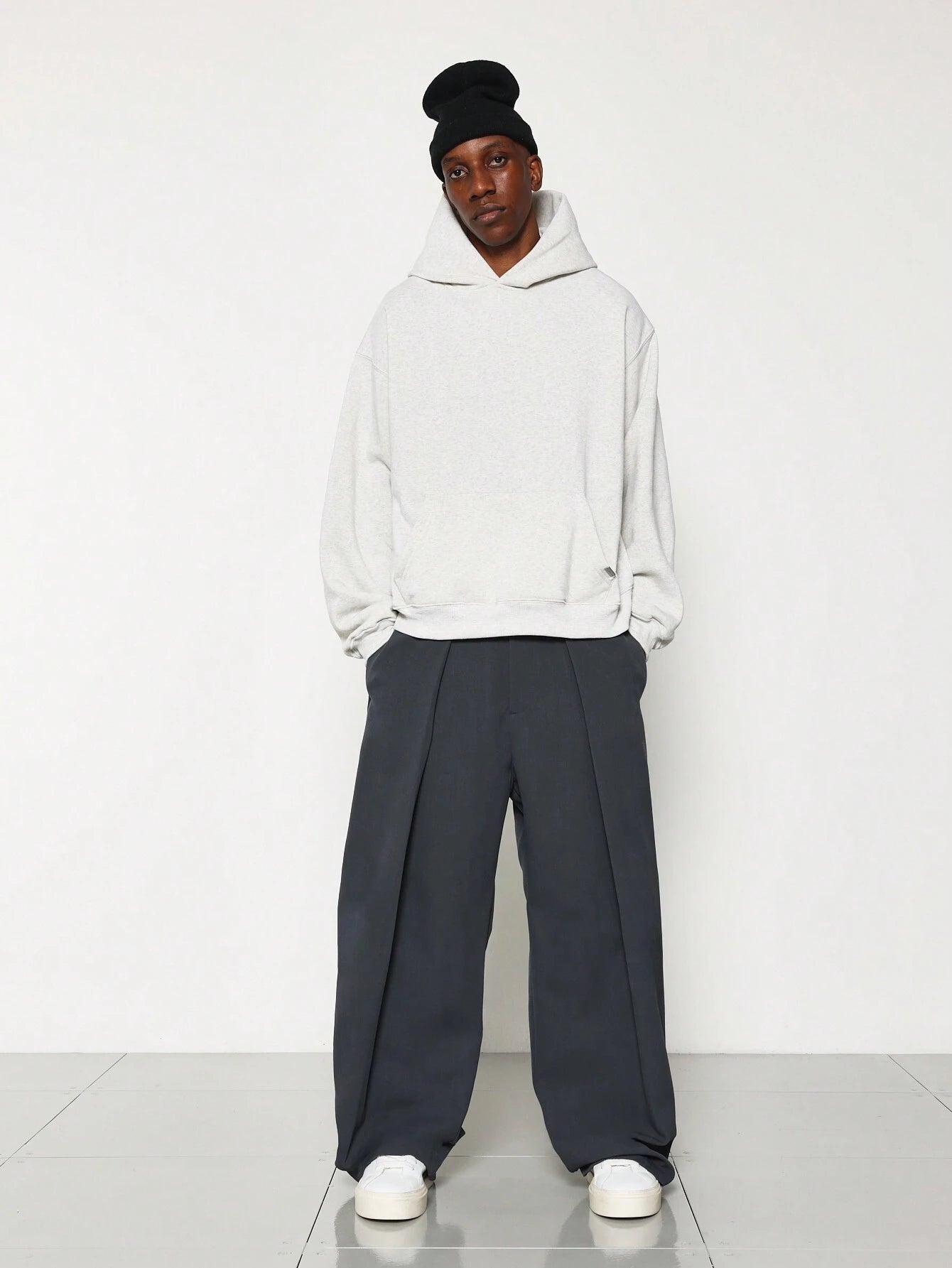 Calça  DROPSTREET Alfaiataria Plissada