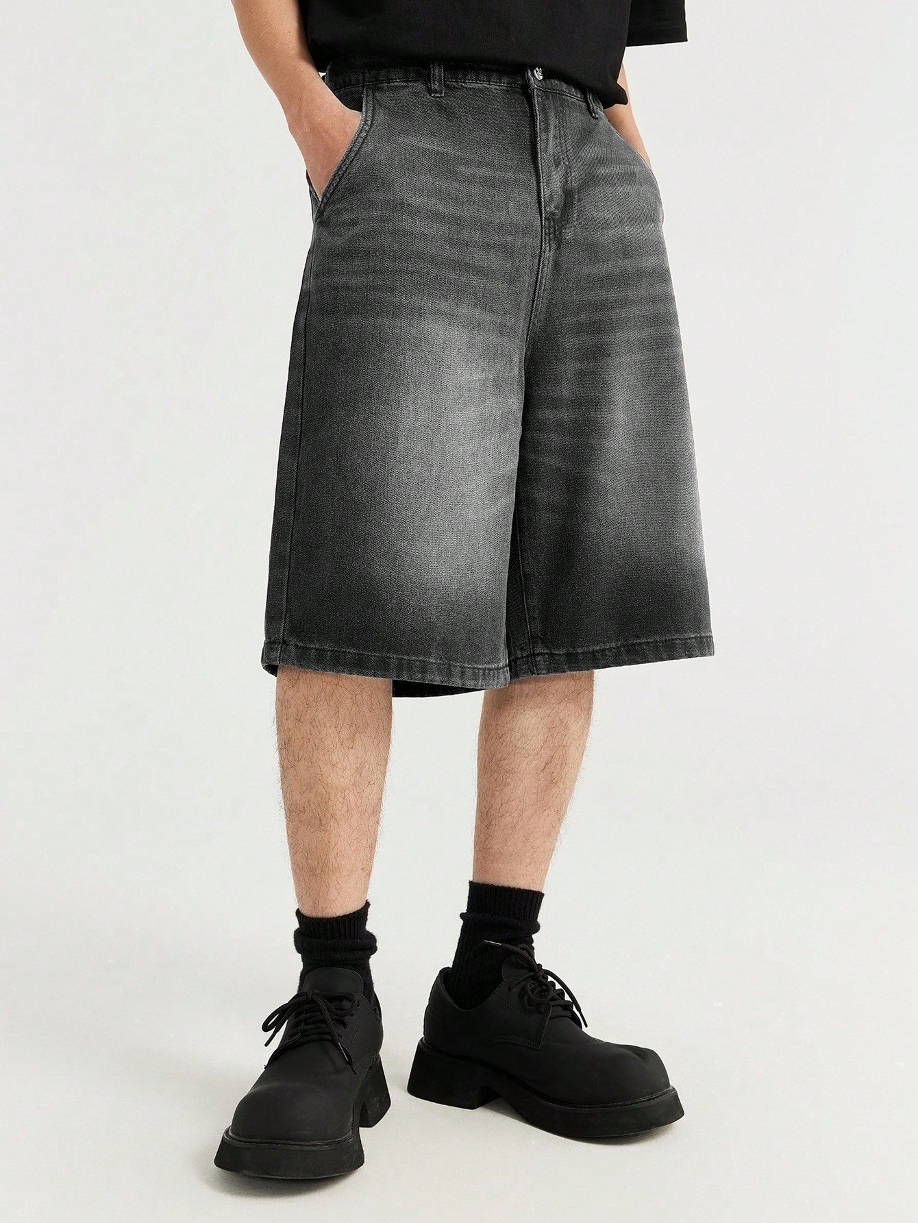 Shorts Denim Lavada Diagonal