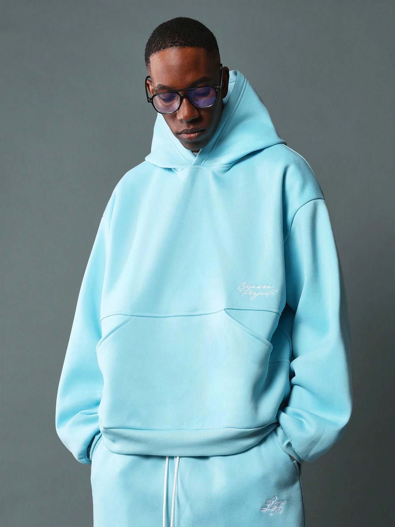 Conjunto  DROPSTREET LA Blue