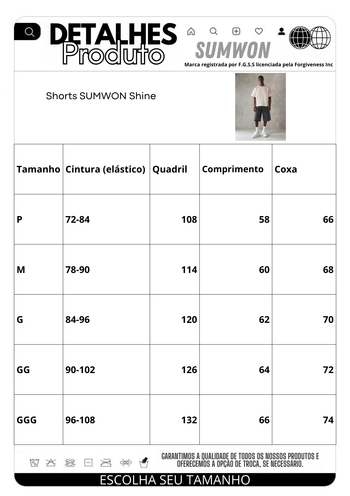 Shorts DROPSTRET Shine